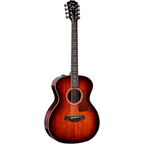 Taylor Custom All Tasmanian Blackwood 8-String Baritone Grand Auditorium Acoustic-Electric Guitar Shaded Edge Burst - musicians--Friend