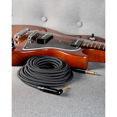 Livewire Signature Guitar Cable Straight/Angle Black and Gray 20 ft. - musicians--Friend