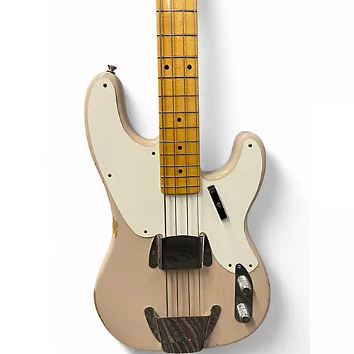 Used Fender 1955 Reissue Precision Bass Trans Blonde Electric Bass Guitar Trans Blonde - musicians--Friend
