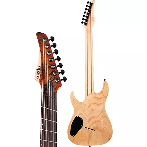 Schecter Guitar Research Reaper-7 MS 7-String Multi-scale Electric Guitar Infernoburst - musicians--Friend