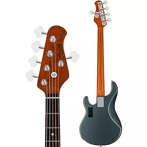 Sterling by Music Man StingRay 5 RAY35 HH Bass Charcoal Frost - musicians--Friend