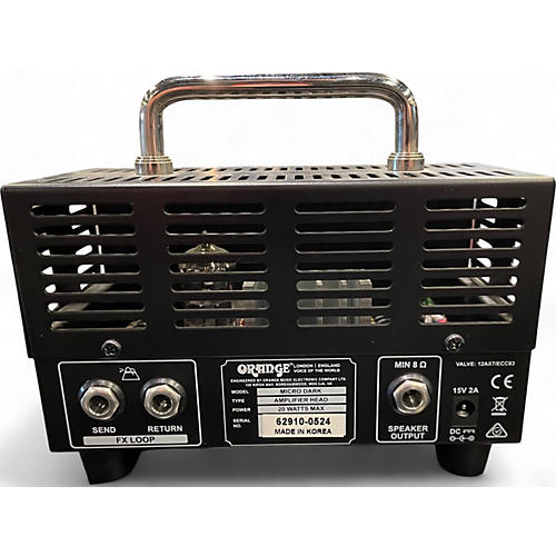 Used Orange Amplifiers Micro Dark 20W Tube Guitar Amp Head - musicians--Friend