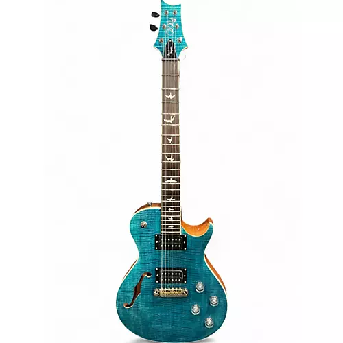 Used 2020s PRS Zach Myers Signature SE Meyers Blue Solid Body Electric Guitar Meyers Blue - musicians--Friend