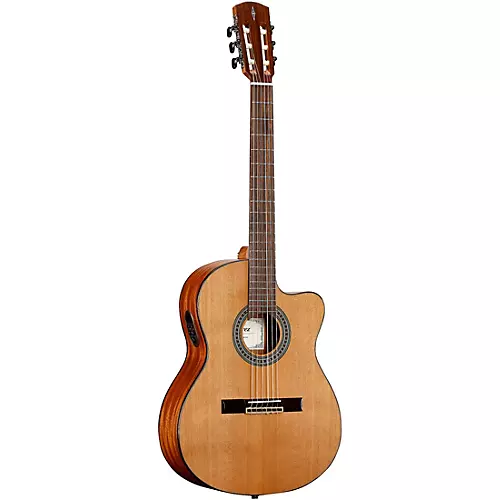 Alvarez AC65Hce Hybrid Nylon-String Classical Acoustic-Electric Guitar Natural - musicians--Friend