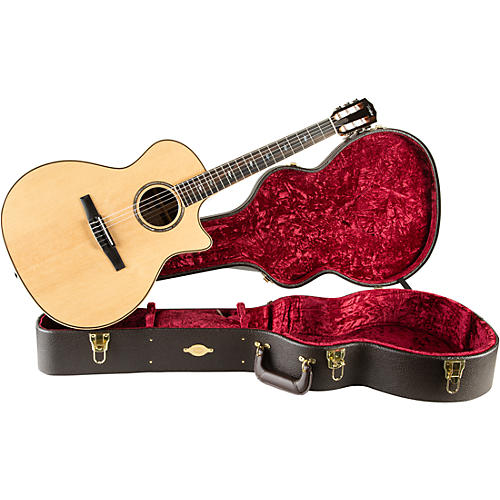 Taylor 814ce-N Grand Auditorium Acoustic-Electric Nylon-String Guitar Natural - musicians--Friend