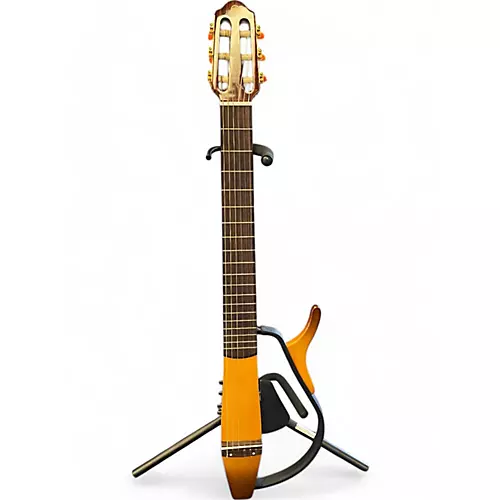Used Yamaha SLG110N Honey Burst Classical Acoustic Electric Guitar Honey Burst - musicians--Friend