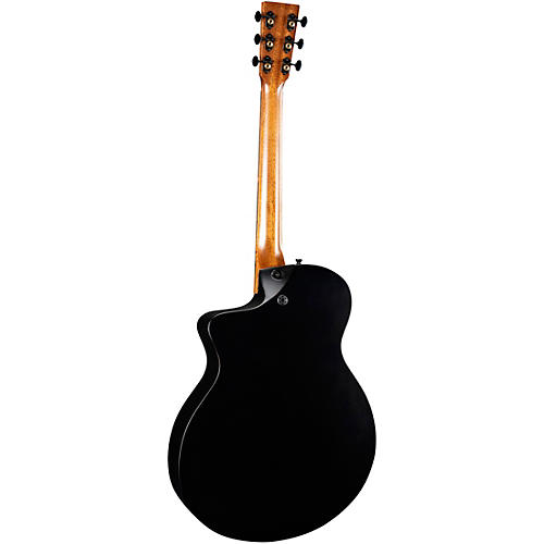 Martin SCE Custom Road Series Ziricote Acoustic-Electric Guitar Black - musicians--Friend