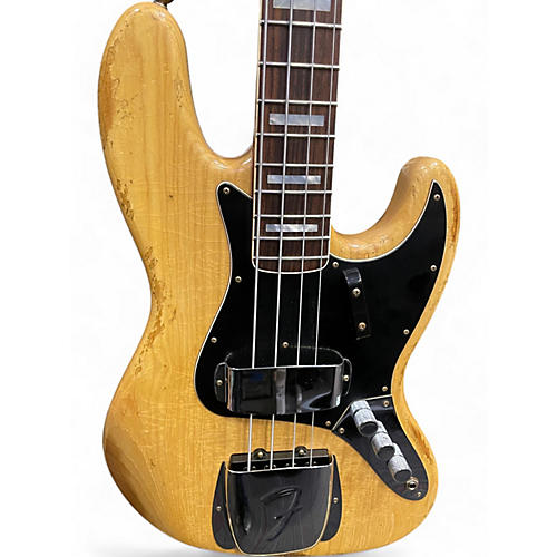 Used Fender CUSTOM JAZZ BASS LIMITED Natural Electric Bass Guitar Natural - musicians--Friend
