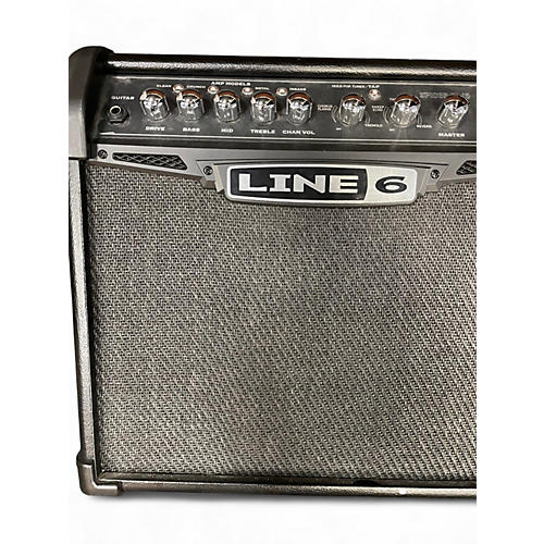 Used Line 6 Spider IV 15W 1X8 Guitar Combo Amp - musicians--Friend