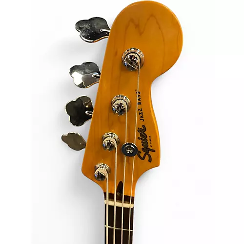 Used Squier Classic Vibe 1960S Jazz Bass 3 Tone Sunburst Electric Bass Guitar 3 Tone Sunburst - musicians--Friend