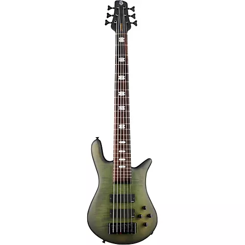 Spector Euro 6 LX 5 String Neck Through Electric Bass Haunted Moss Matte - musicians--Friend