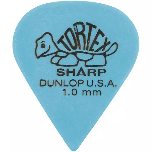 Dunlop Tortex Sharp Guitar Picks 1 Dozen 1.0 mm - musicians--Friend