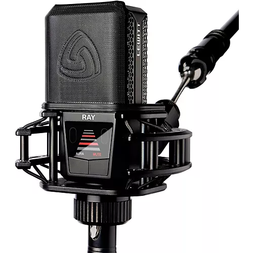 LEWITT RAY Large-Diaphragm Condenser Microphone Black - musicians--Friend
