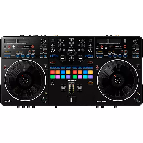 Pioneer DJ DDJ-REV5 DJ Controller and Gator G-Club Bundle - musicians--Friend