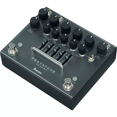 Ibanez Pentatone Preamp Distortion Effects Pedal Gun Metal - musicians--Friend