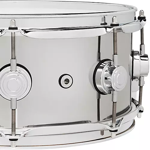 DW Collector's Series Stainless Steel Snare Drum 14 x 4.5 in. - musicians--Friend