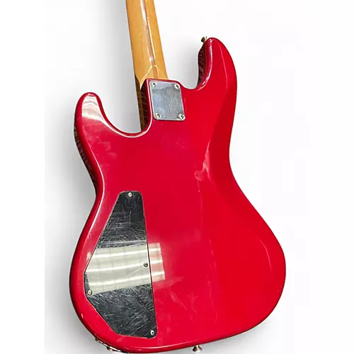 Used Fender COWPOKE PRECISION BASS Red Electric Bass Guitar Red - musicians--Friend