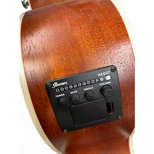 Used Ibanez PNB14E OPEN POUR NATURAL Acoustic Bass Guitar OPEN POUR NATURAL - musicians--Friend