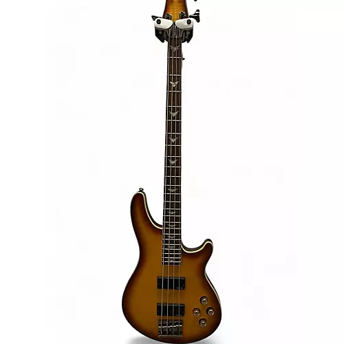 Used Schecter Guitar Research Omen Extreme 4 String Vintage Sunburst Electric Bass Guitar Vintage Sunburst - musicians--Friend