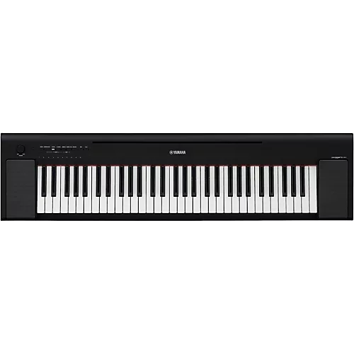 Yamaha Piaggero NP-15 61-Key Portable Keyboard With Power Adapter White Essentials Package - musicians--Friend