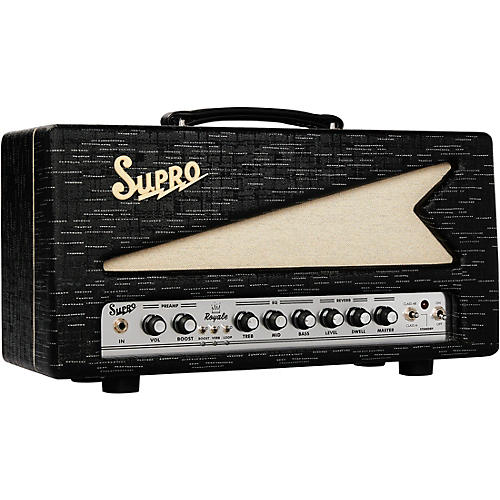 Supro Royale 50W Guitar Tube Amp Head Black Scandia - musicians--Friend