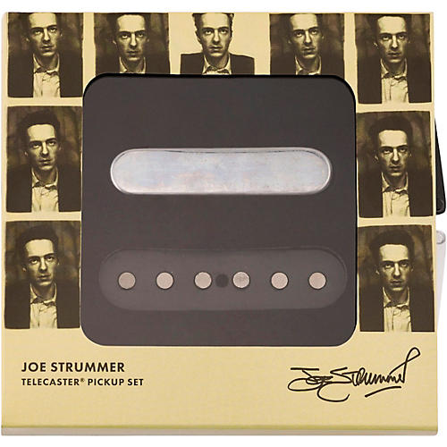 Fender Joe Strummer Signature Telecaster Pickup Set Black/Chrome - musicians--Friend