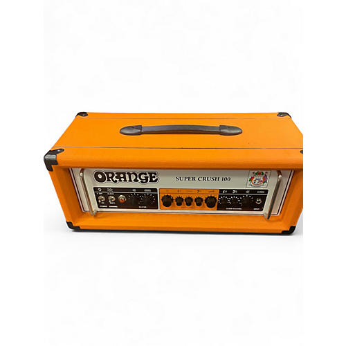 Used Orange Amplifiers Super Crush 100 Solid State Guitar Amp Head - musicians--Friend