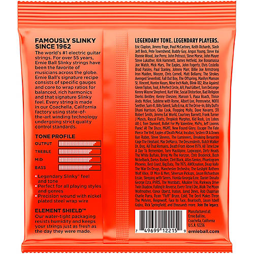 Ernie Ball 2215 Nickel Skinny Top/Heavy Bottom Electric Guitar Strings - musicians--Friend