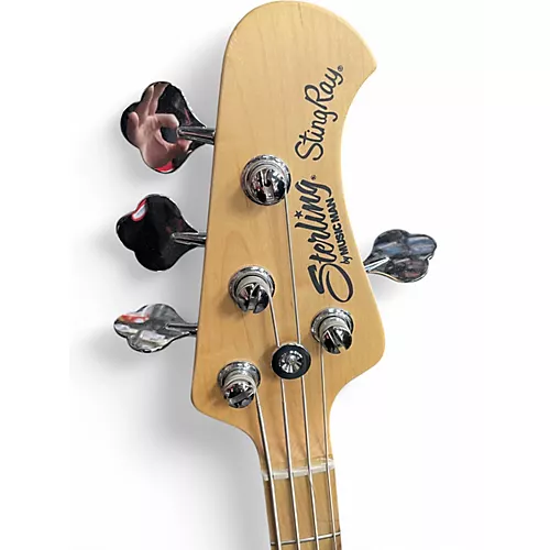 Used Sterling by Music Man STINGRAY Yellow Electric Bass Guitar Yellow - musicians--Friend