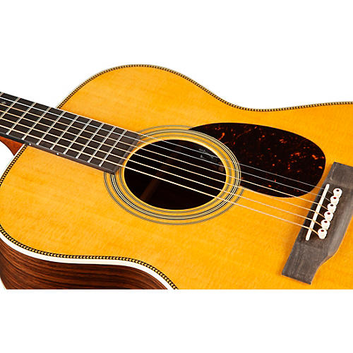 Martin OM-28E Standard Orchestra Model Acoustic-Electric Guitar Aged Toner - musicians--Friend