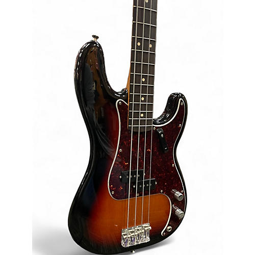 Used Fender Vintera 60s Precision  Sunburst Electric Bass Guitar Sunburst - musicians--Friend