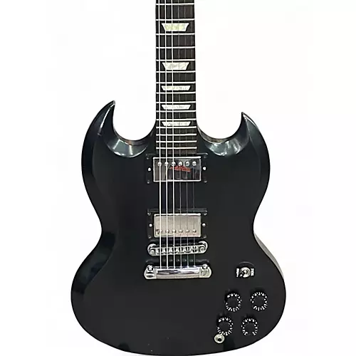 Used Gibson 60S TRIBUTE SG Black Solid Body Electric Guitar Black - musicians--Friend