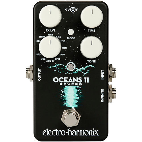 Electro-Harmonix Oceans 11 Multifunction Digital Reverb Effects Pedal - musicians--Friend