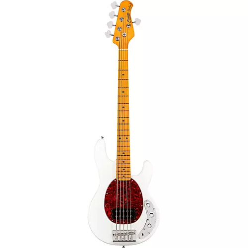 Sterling by Music Man StingRay Classic 5 RAY25CA Bass Olympic White - musicians--Friend