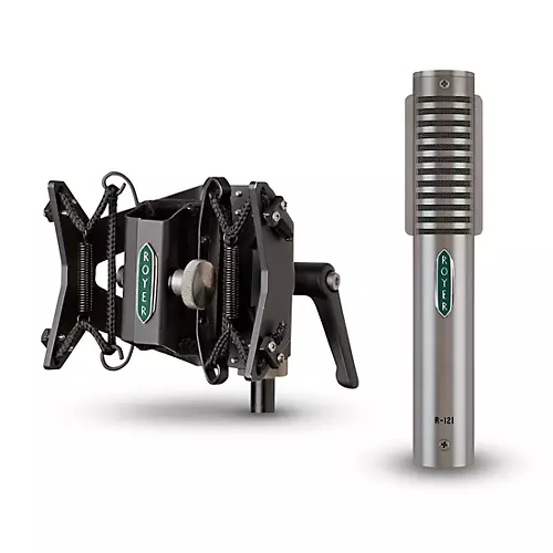 Royer R-121 Ribbon Microphone and RSM-SS1 Sling-Shock Shockmount R-121 with RSM-SS1 Sling-Shock - musicians--Friend