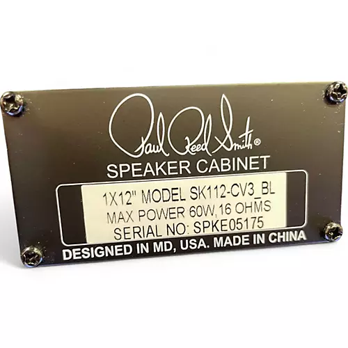 Used PRS SK112 GUITAR CAB Guitar Cabinet - musicians--Friend