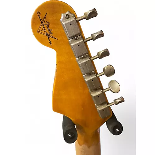 Used Fender STRATOCASTER 61 HEAVEY RELIC CUSTOM SHOP Surf Green Solid Body Electric Guitar Surf Green - musicians--Friend