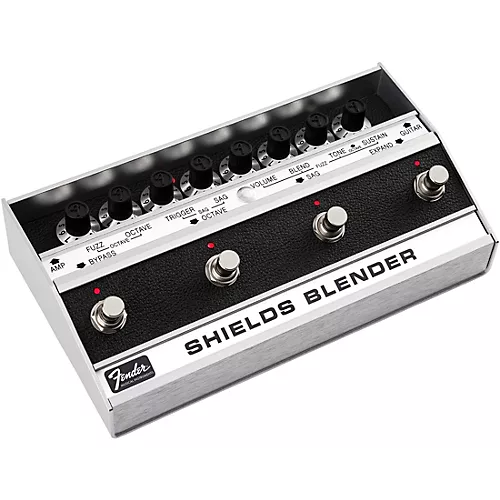 Fender Shields Blender Effects Pedal Silver - musicians--Friend