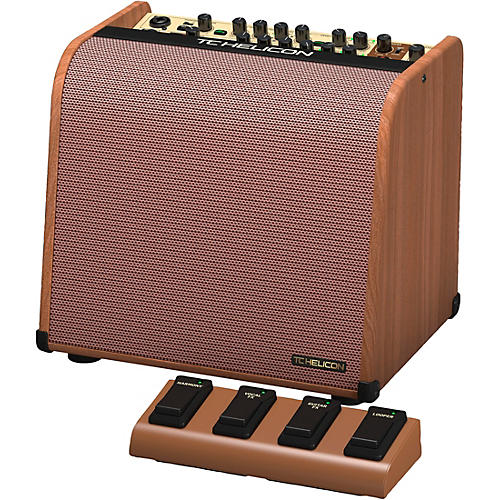 TC Helicon HARMONY V60 60 Watt 2-Channel Acoustic Amplifier with Vocal Processing Brown - musicians--Friend