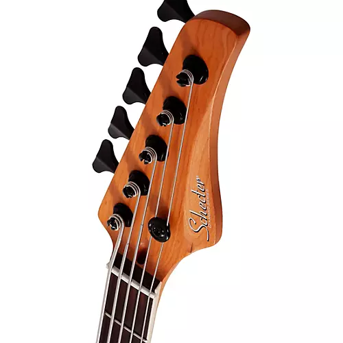 Schecter Guitar Research C-5 Standard 5-String Electric Bass Guitar Tobacco Burl - musicians--Friend