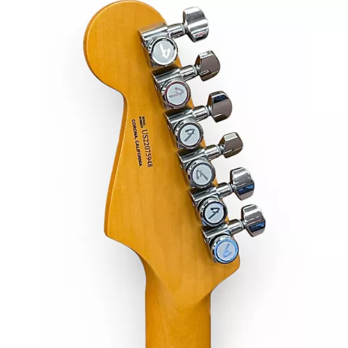 Used 2022 Fender American Ultra Stratocaster HSS Texas Tea Solid Body Electric Guitar Texas Tea - musicians--Friend