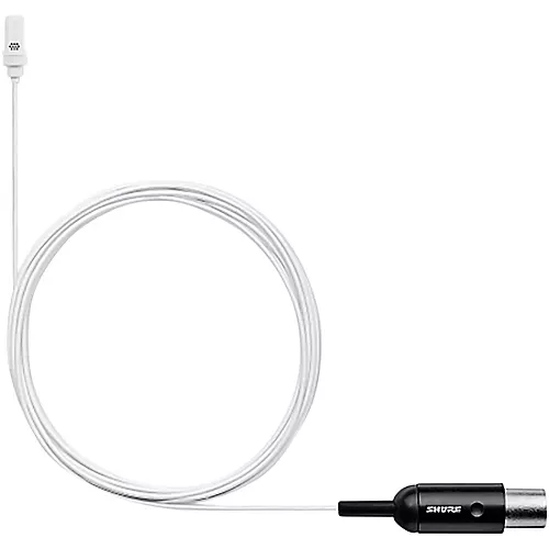 Shure UL4 UniPlex Cardioid Subminiature 4 Pin Lavalier Microphone White - musicians--Friend