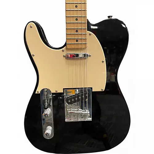 Used Sawtooth ET Black Electric Guitar Black - musicians--Friend