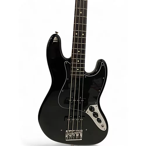 Used 2017 Fender American Professional Jazz Bass Black Electric Bass Guitar Black - musicians--Friend