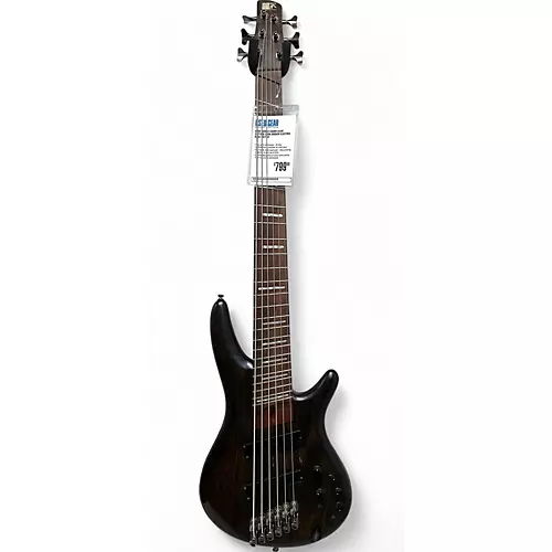 Used Ibanez Sound Gear SRFF806 Dark Brown Electric Bass Guitar Dark Brown - musicians--Friend
