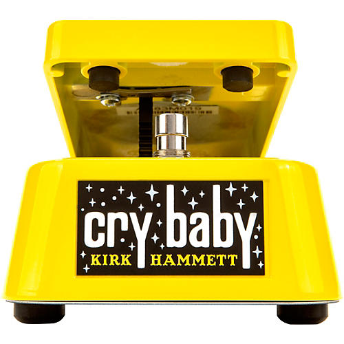 Dunlop Kirk Hammett Cry Baby Wah Pedal Yellow Sparkle Edition - musicians--Friend