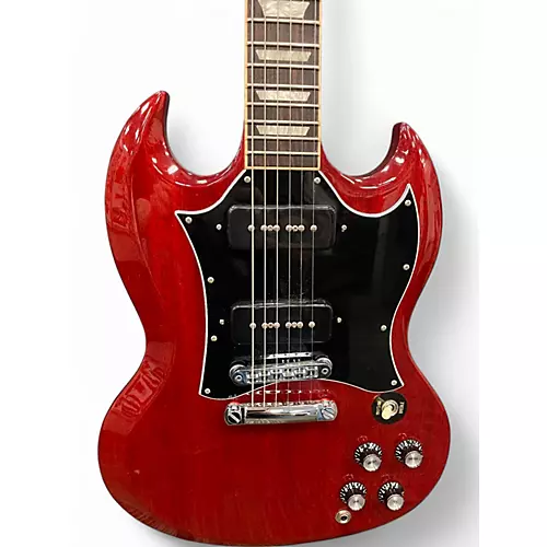 Used Gibson SG Standard T Cherry Solid Body Electric Guitar Cherry - musicians--Friend