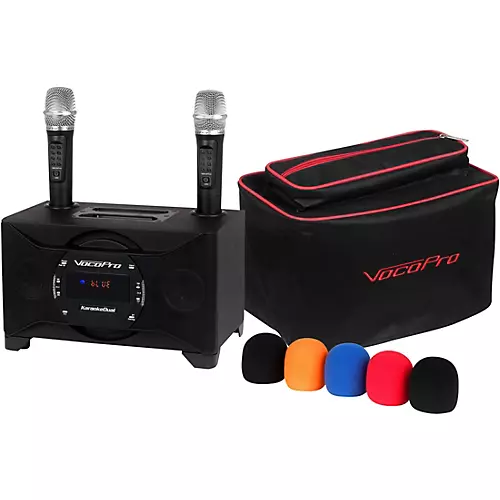 VocoPro KaraokeDual-Plus Karaoke System With Wireless Microphones and Bluetooth - musicians--Friend