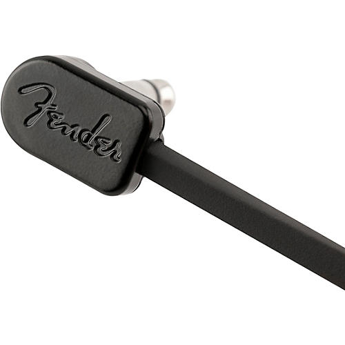 Fender Blockchain Straight to Angle Patch Cables, 3-Pack 16 in. Black - musicians--Friend