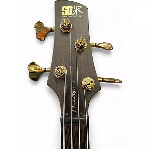Used Ibanez SR5000 Natural Electric Bass Guitar Natural - musicians--Friend